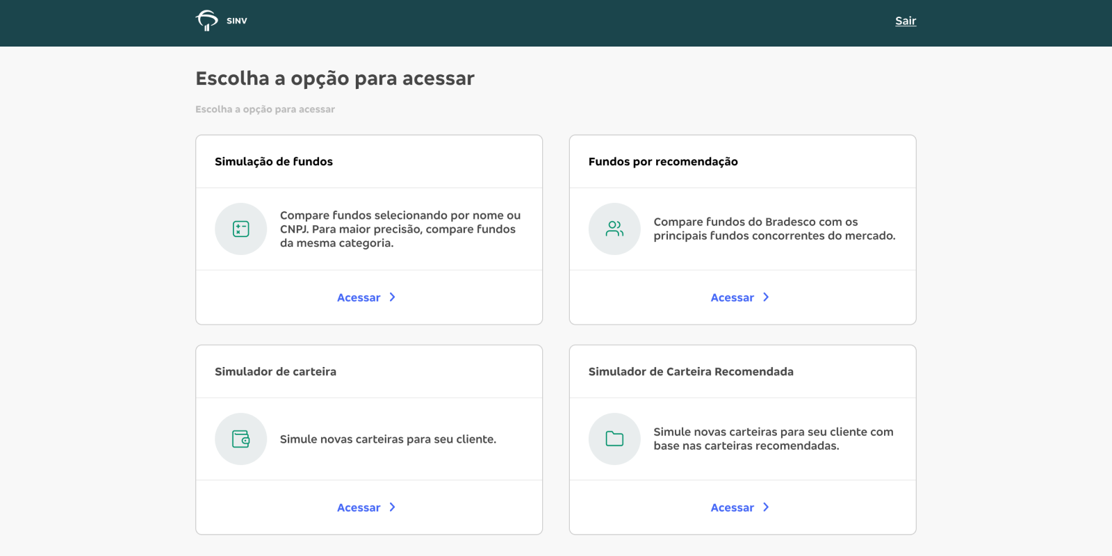 Dashboard de visão consolidada